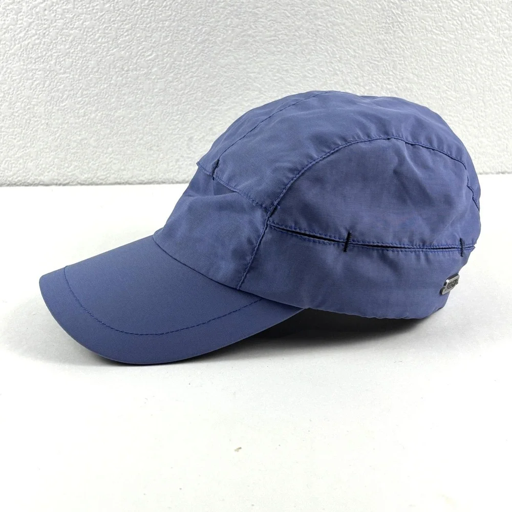 Duluth Trading Co Nylon Mesh Lined Ball Cap Mens S/M Blue Vented Hat Gorpcore